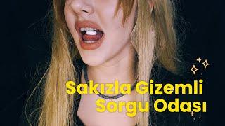 ASMR Türkçe | Sakızla Gizemli Sorgu Odası