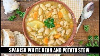 Spanish White Bean and Potato Stew | EASY One-Pot Heartwarming Recipe