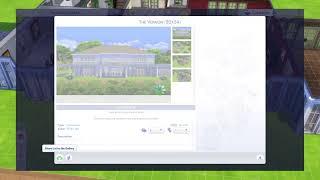 Sims 4 ... Building The Vernon for my 100 houses in 100 days challenge ...