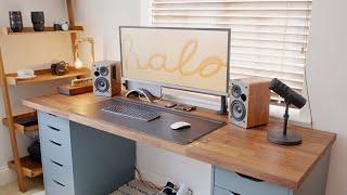 Modern & Aesthetic IKEA Desk Setup Tour!