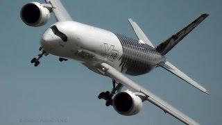 AIRBUS A350 XWB PILOT FLIES HIS PLANE LIKE A JET FIGHTER!!!