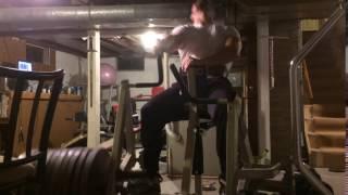 505 x 5 one arm seated row