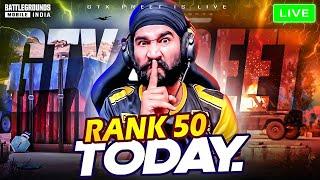 RANK 50 TODAY ? | BGMI LIVE | PUBG LIVE