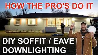 I Doubled My Money With This Home Improvement: DIY Soffit / Eave Lighting