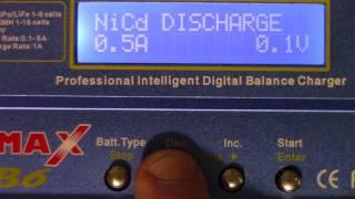 Imax B6 LiPro Balance Charger Discharge Settings And How To Set A Custom Discharge Level