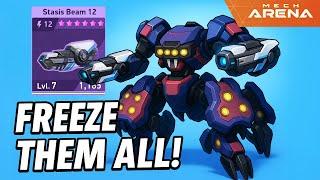 Parasite Freezes All with Stasis Beam!