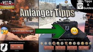 War Thunder Anfänger Tipps (für Panzerfahrer)