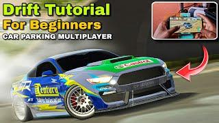 How to Drift in Car Parking Multiplayer  new update