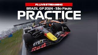 LIVE F1 Data Brazil GP 2024 Interlagos São Paulo Practice  + Formula 1 Commentary