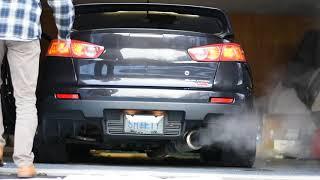 Evo X MR Exhaust Sounds (TURBO )