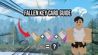 Roblox Fallen Key Card Guide!