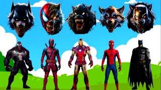 TEBAK GAMBAR TOP SUPERHERO; AVENGERS MARVEL FAMILY, DEADPOOL VENOM,IRONMAN,SPIDERMAN, BATMAN