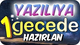 Son Gece Yazılıya Çalışma Taktikleri  Sınav Sabahı Bunu Kesin Yap!