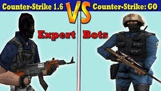 Counter Strike 1.6 vs CS GO Expert Bots