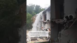 Flash Flood Rips Open West Virginia Apartment Building