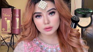 किस टाइप का मेकअप करे पार्टी में | Peach Makeup | Olivia and Sunisa Party Look