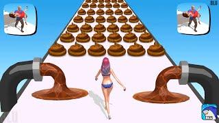 Satisfying Mobile Games - Girl Rider, Pancake Run, Tooth Run....