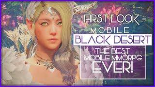 The Best Mobile MMORPG EVER - Black Desert Online Mobile First Look!