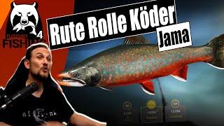 Russian Fishing 4 - Jama - START, Rolle, Köder, Spots