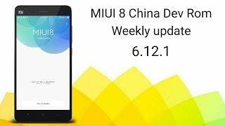 MIUI 8 China Developer ROM 6.12.1