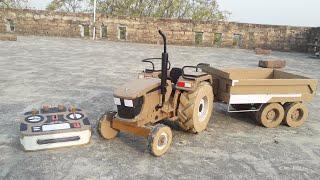 How to make Remote control John Deere Tractor by using cardboard very simple