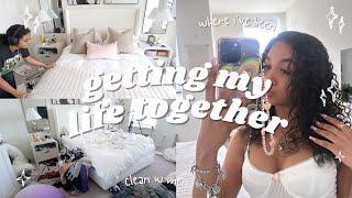 getting my life together *finally summer break* | clean with me | where i've been