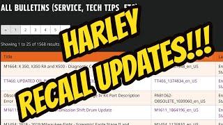 Harley Recall Updates