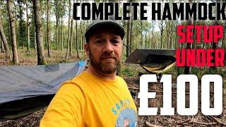 Hammock camping on a budget, complete set up for under £100 ???