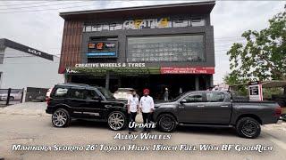 Update | Alloys Wheels & Tyres | Scorpio 26” | Hilux 18” Fuel Bfgoodrich | Amritsar, Punjab