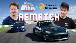 Gears & Gasoline Rematch! Bridge Ported Mazda RX-8 Vs K20 Swapped Honda S2000