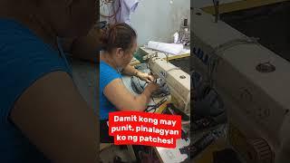 Pinalagyan ko ng Patches Yung Tshirt Ko na may Butas  #patches #sewing #sewinghacks #tailoring