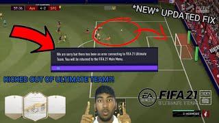 How to FIX "ERROR CONNECTING TO FIFA 21 ULTIMATE TEAM"! | *NEW UPDATED FIX!* | TOP 5 WAYS! |