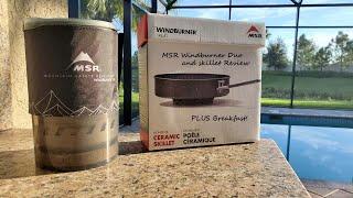 MSR Windburner Duo and skillet Review. PLUS Breakfast!