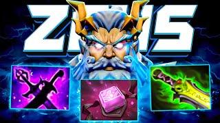 Phylactery First Item on Zeus is OP! Even Hard Counter Pick Can't Stop Magic Zeus 7.37e Dota 2