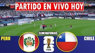 Peru x Chile EN VIVO | Eliminatorias Sudamericanas 2024 | Partido Completo Hoy eFootball