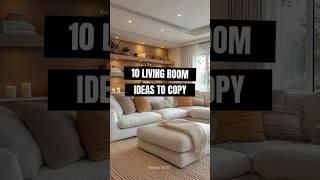 10 Living Room Ideas to Copy #interiordesign #cozyhome #home #aestheticroomdecor #roomstyling #cozy