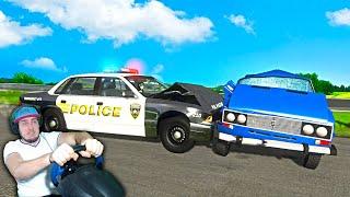 ПОЛИЦЕЙСКАЯ ПОГОНЯ ДПС в  BeamNG Drive ПО СЕТИ - ПОГОНЯ ПОЛИЦИЯ ДПС В Beamng Drive ОНЛАЙН