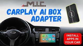 MIC CarPlay AI Box Adapter 2024 HDMI PRO model  |  UNBOXING REVIEW