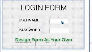 Create Login And Register Form using database In VB