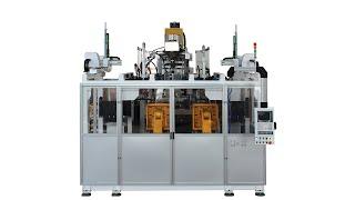 OTO TKS-15D-2 blow molding machine using B&R two cavities/2 cavities for 4liter, 5liter oil bottles