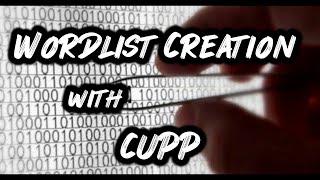 Wordlist Creation With CUPP | Generator Custom Wordlist | Kali Linux | Mr Cyber Boy