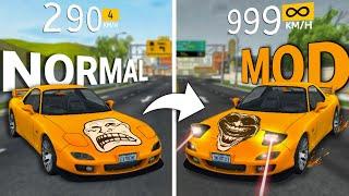 MOD VS NORMAL  | Extreme Car Driving | Trollface