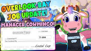 How To Play The NEW Overlook Bay Job Update! Manager Cowmingo Is Here! (All 4 Jobs!)