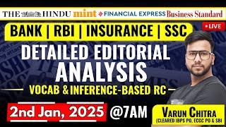 The Hindu Editorial Analysis | 2nd January, 2025 | Vocab, Inference-Based Questions by Varun Chitra