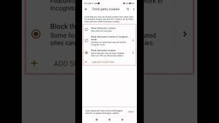 Set this settings for cookies in chrome browser #shorts