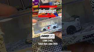 How to Unboxing Inno64 F40 LBWK Tokyo Auto Salon 2023 #unboxing #diecast #inno64