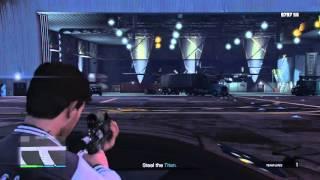 Grand Theft Auto V: Doing a little sniping w/ the Carbine Rifle