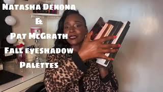 MY FALL NATASHA DENONA & PAT MCGRATH EYESHADOW PALETTES. QUICK RUN THROUGH.#fall#subscribe#roadto2k