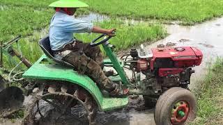 Thai ESAN Farmer, E-Lui Better than walking tractor.