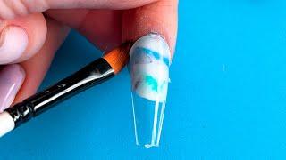 Innovative Nail Art with Toothpaste! 